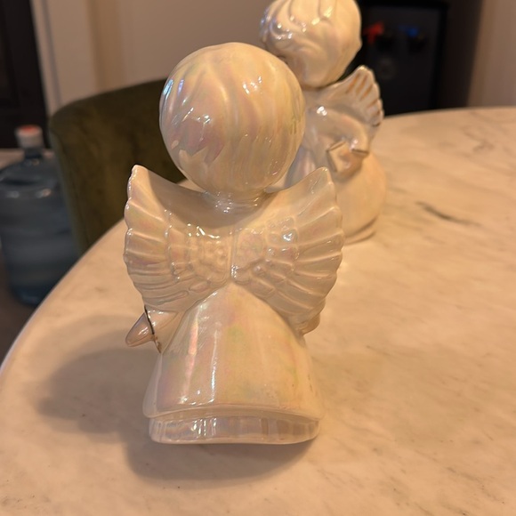Vintage kissing angels set of two - Picture 7 of 10